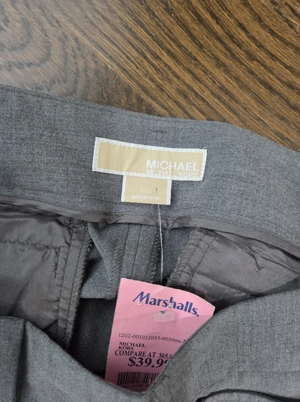 NWT Michael Kors Gray Women's Dress Pants Sz.8